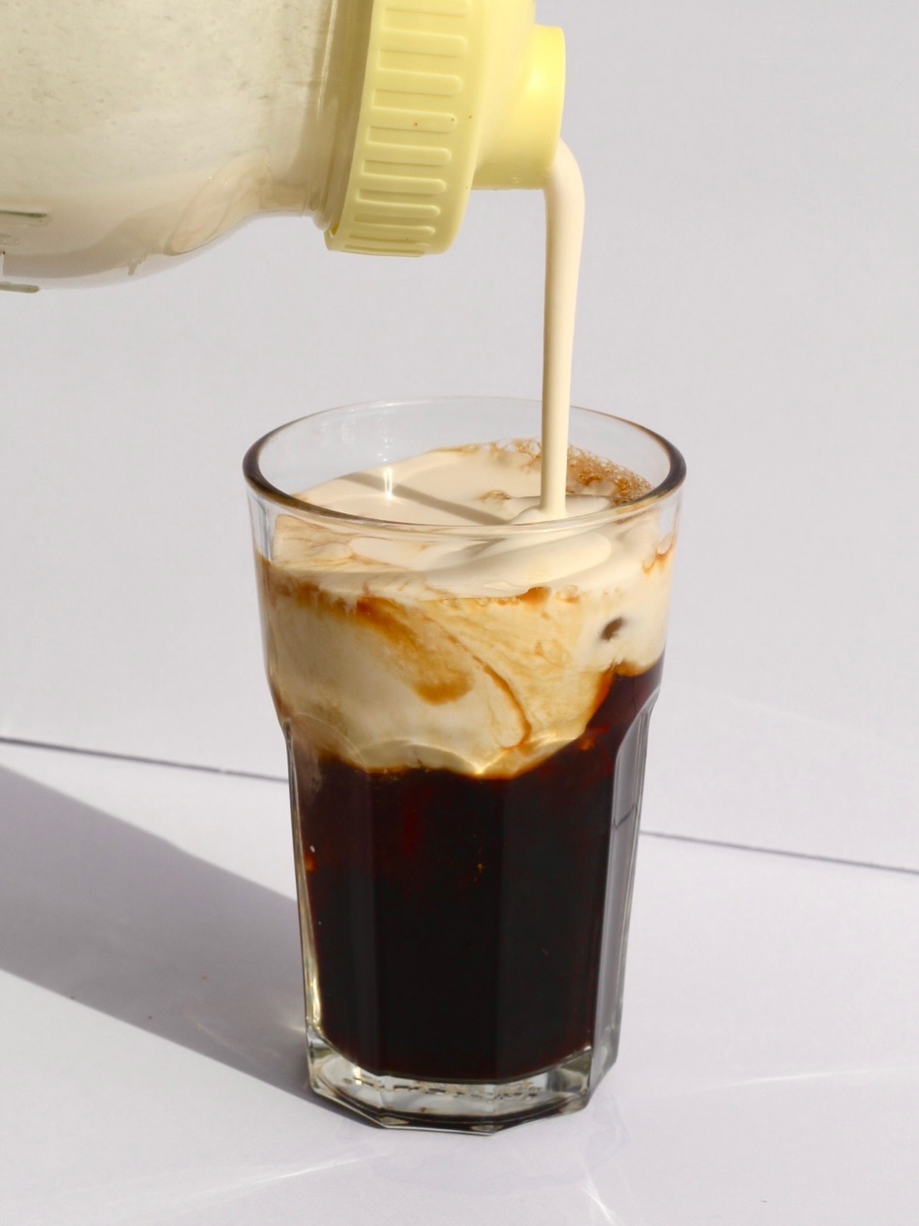 Coconut Cream Cold Brew with coconut cream cold foam